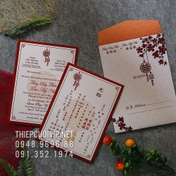 Thiệp cưới tiếng Hoa 10
